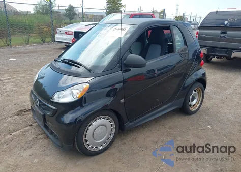 2013 Smart Fortwo Pure из США, поврежденный, VIN WMEEJ3BA3DK606754